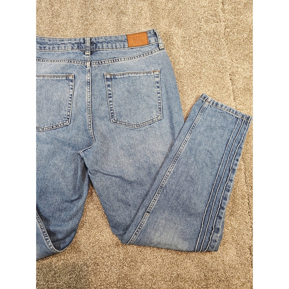 BDG Urban Outfitters Mom Jeans Blue High Waisted Seam Detail W31 L32 Womens - Picture 8 of 15